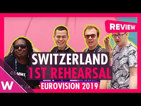 Switzerland First Rehearsal: Luca Hänni "She Got Me" @ Eurovision 2019 (Reaction) | wiwibloggs