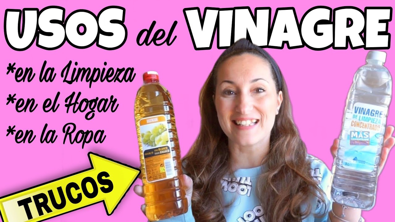 de Limpieza, VINAGRE y sus en la LIMPIEZA/ en la LAVADORA/ el HOGAR/ Maricienta - YouTube