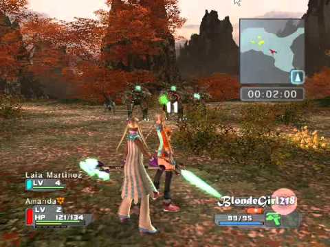 Phantasy Star Universe: Ambition of the Illuminus random gameplay