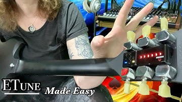 ETune Gibson tuning system all turnings G Force self tuning guitar Demo
