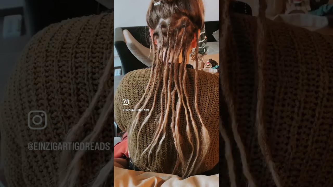 Dreadlocks Nachpflege bei Partial Dreads und die Längen durch Extensions ersetzen -Einzigartigdreads