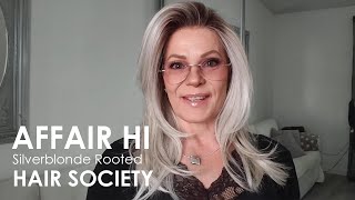 Tiina's Wig Review - Affair Hi by Hair Society in Silverblonde Rooted screenshot 5