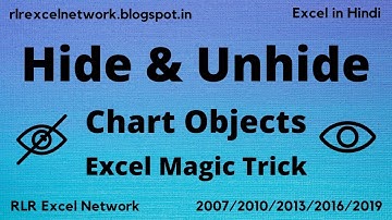 467* Hide & Unhide Chart Objects in Excel {Hindi}