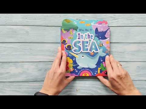 🐢🐙 Who Am I? In the Sea: with Sliding Tabs