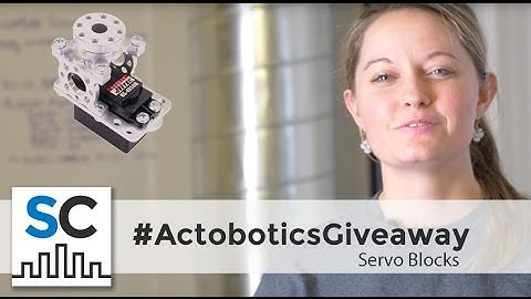 FIRST® #ActoboticsGiveaway Servo Blocks 1/20/16