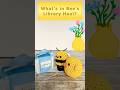 Cute Bee's library book haul May 2026
