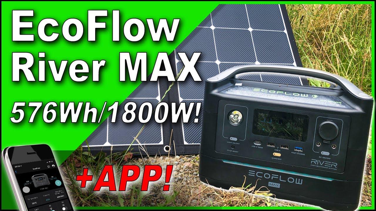 EcoFlow RIVER 600 MAX 576Wh 🔋 Die neue ÜBERPowerstation? Test