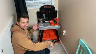 Black+Decker Kids Workbench   Power Tools Workshop   Build Your Own Toy Tool Box