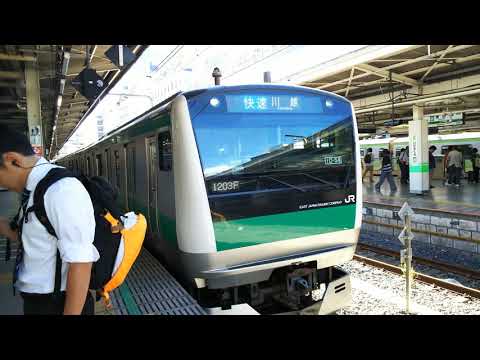 埼京線（川越線直通）124編成E233系7000番台🚆快速 川越 行き🚃💨