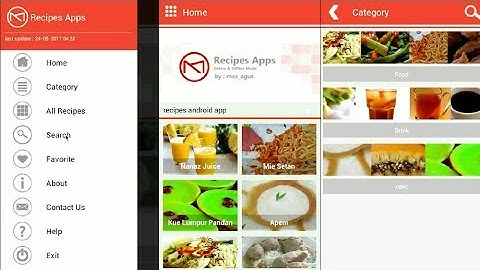 Aplikasi Resep Masakan Makanan Android Online dan Offline