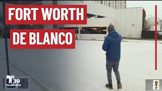 Fort Worth empieza a pintarse de blanco | Telemundo 39