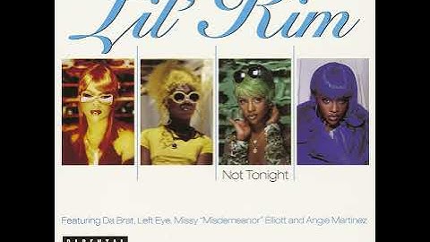 Thumbnail of Lil' Kim f/ Angie Martinez, Da Brat, Left Eye & Missy "Misdemeanor" Elliott - "Not Tonight (Remix)"