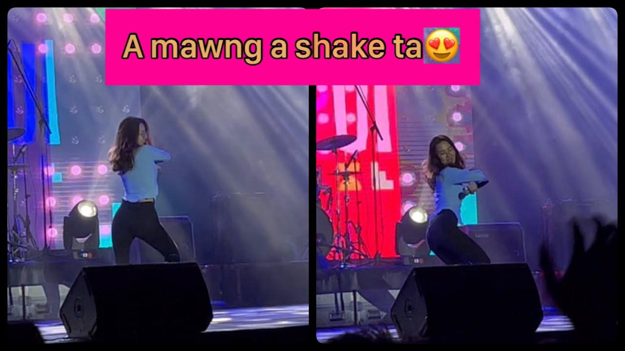 Mary Dawngi a mawng a shake Mipui an au dur2😍 Lunglei Festival zan1 na pui tak a ni