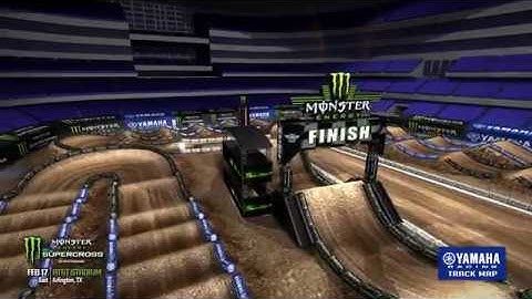 2018 Yamaha Animated Track Map: Arlington Monster Energy Supercross