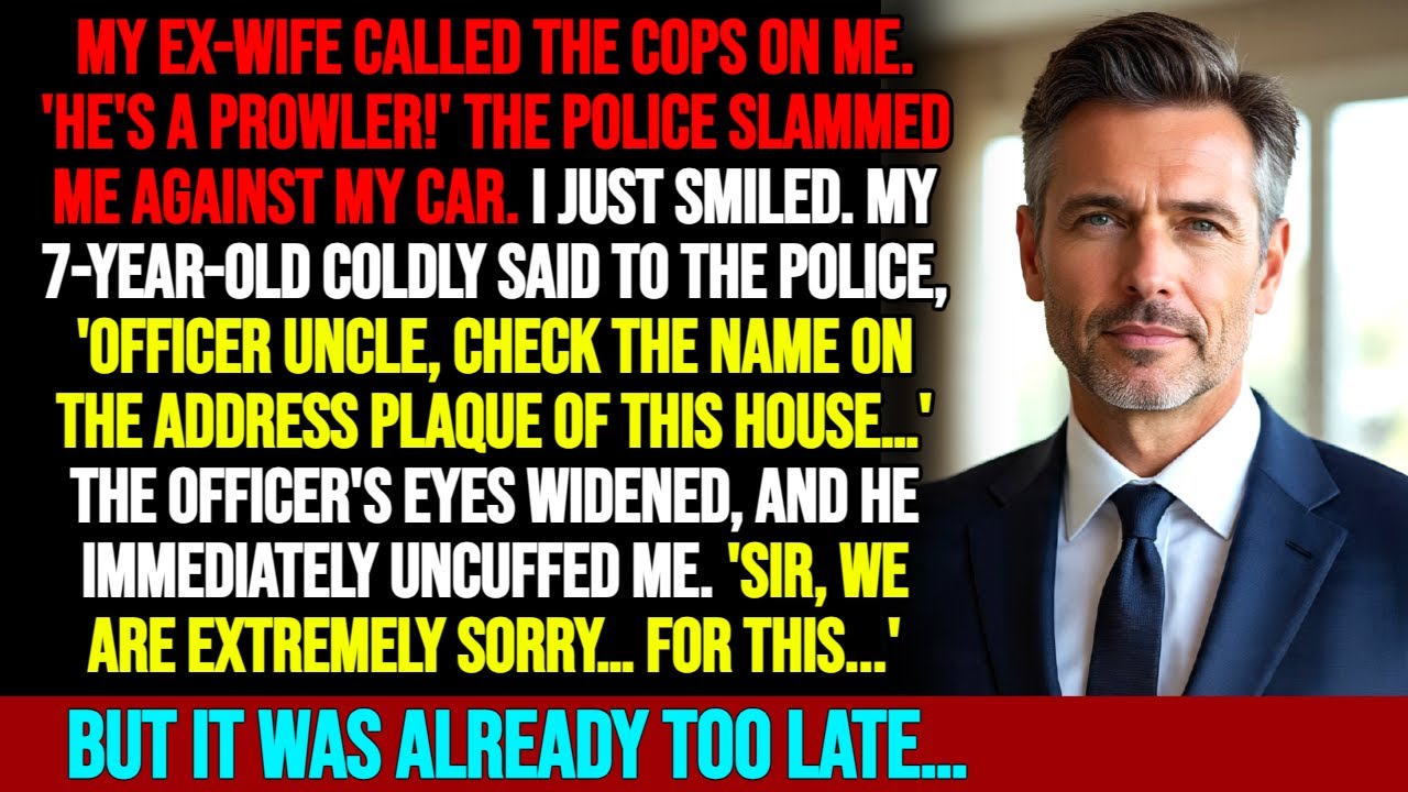 My ex-wife called the cops on me. My 7-year-old said just one sentence.