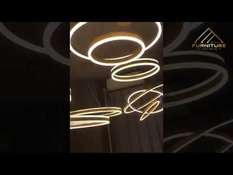 Video ĐÈN THẢ LED VÒNG TRÒN TRANG TRÍ DTT-054 Ø40CM - ĐẠI... - youtube