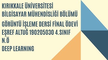 Eşref Altuğ, Matlab deep learning Onramp, 5, özetle...