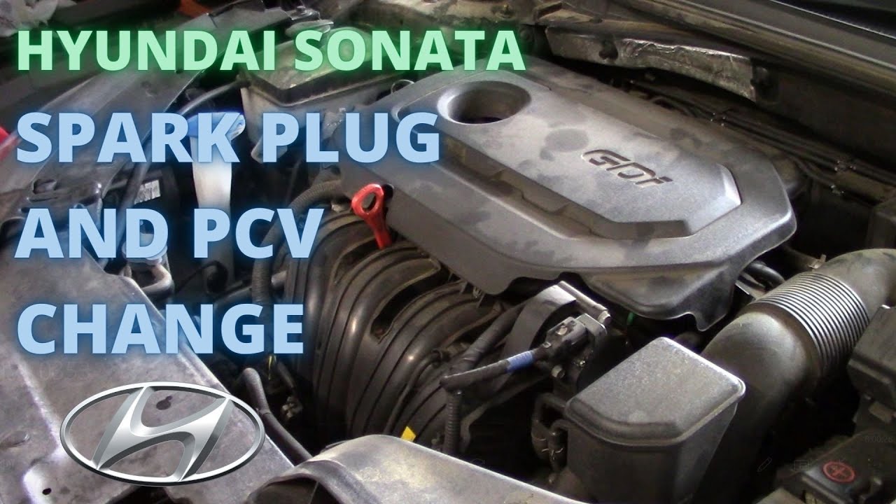 Hyundai Sonata Spark Plug and PCV Valve Change - YouTube