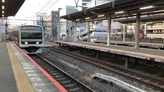 JR千葉駅6番線17時03分発外房線安房鴨川駅行き275M幕張車両センターから回送列車で入線。