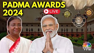Padma Awards 2024 LIVE: President Droupadi Murmu Present Padma Awards 2024 | PM Modi Live | N18L