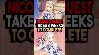 NICOLE'S STORY TAKES 4 WEEKS TO DO