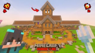I Made the Biggest Survival Base in Minecraft Hardcore 🔥| MCPE Hardcore