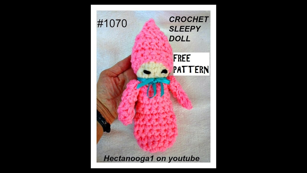 How To Crochet A Sleepy Doll Toys Plushies Softies Kids Toy Free Crochet Pattern