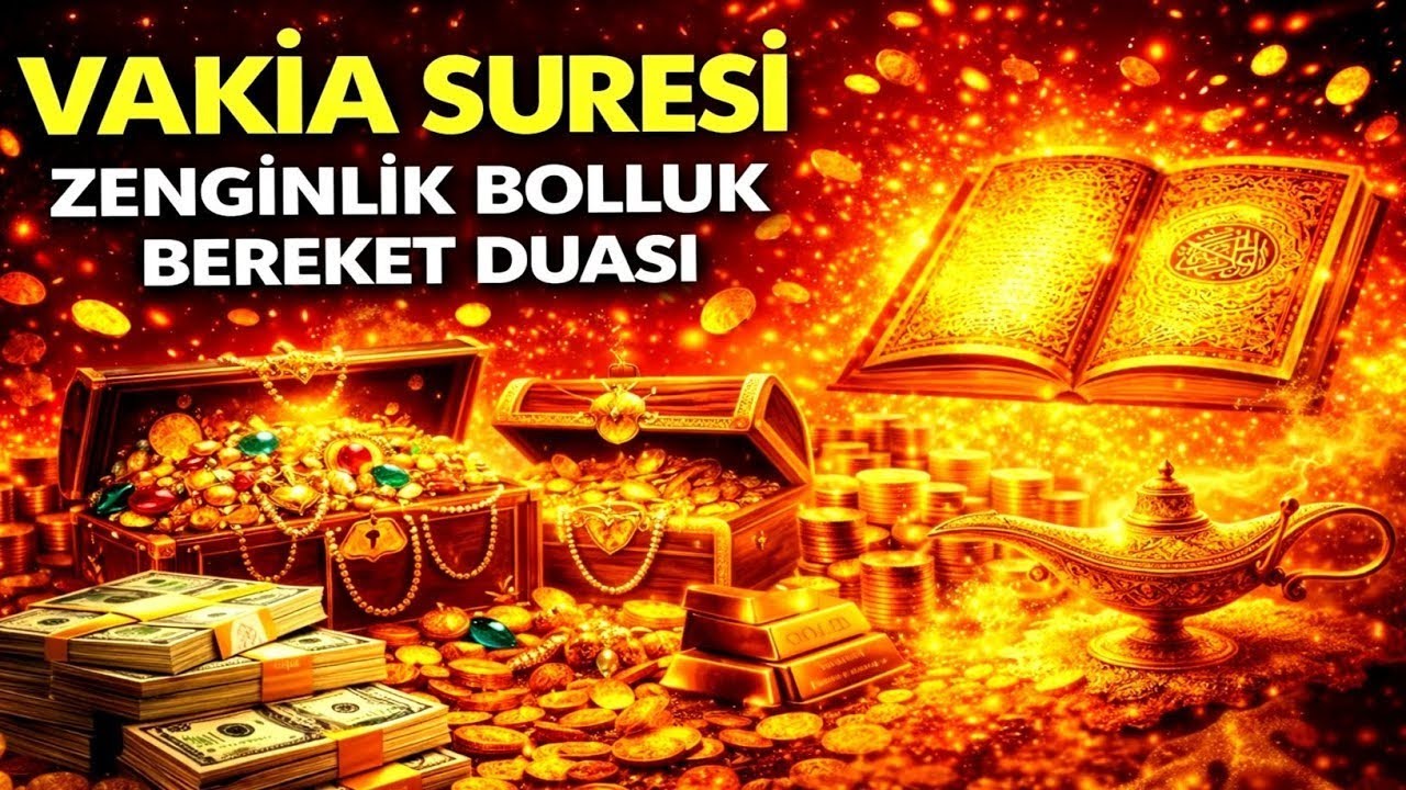 Vakıa Suresi | Rızık, Bereket ve Zenginlik Duası - Bolluk Ayetleri