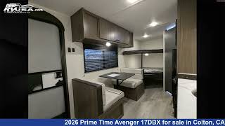 Marvelous 2026 Prime Time Avenger Travel Trailer RV For Sale in Colton, CA | RVUSA.com
