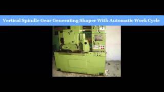TOS OHO 50 Gear Shaper High Speed With Hydraulic Tailstock & Hydraulic Clamping For Sale