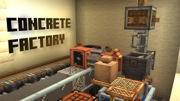 Simple Create TFMG Semi-Automatic Concrete Factory (Minecraft Mod)
