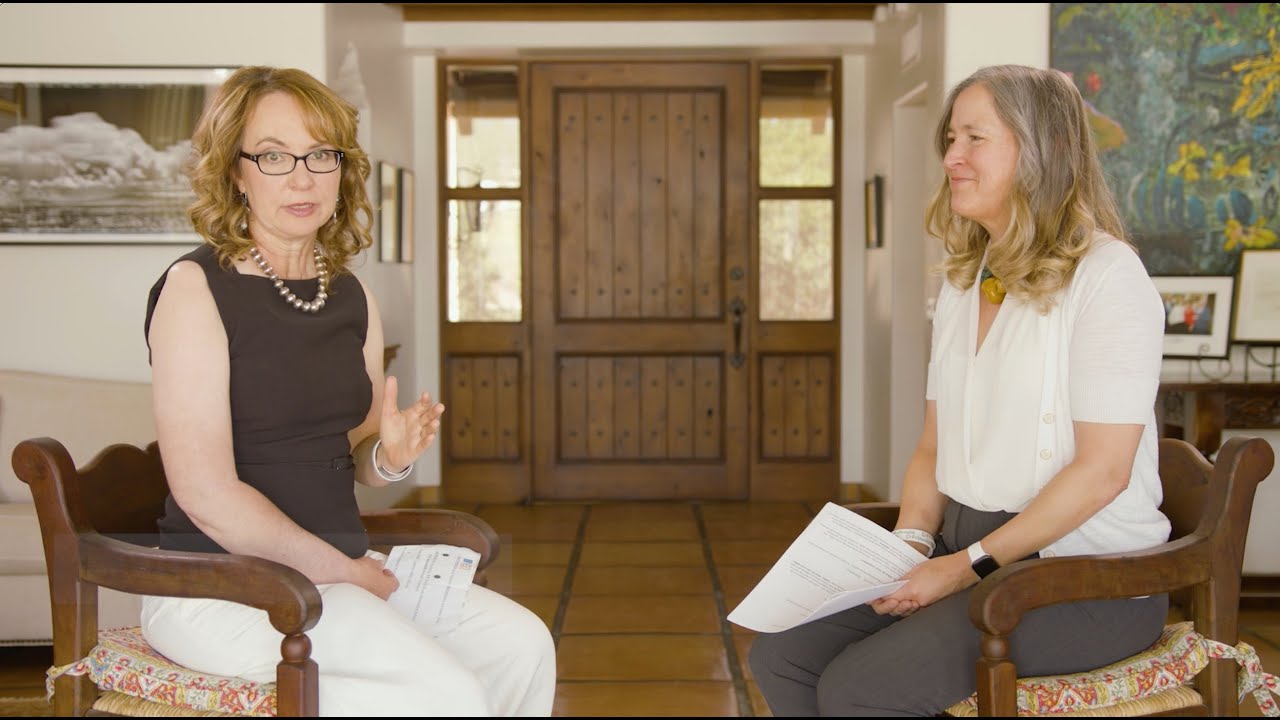 Surviving Gun Violence: Gabby Giffords in Conversation with her Speech Therapist Fabi Hirsch