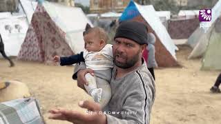 "صحيت من النوم لقيت حالي في بركة" .. أوضاع النازحين في ظل المنخفض الجوي