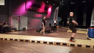 Richard Søyland Arm Over Arm, Barrel Loading & Dumbbell Medley - Rogalands Sterkeste Mann 2019