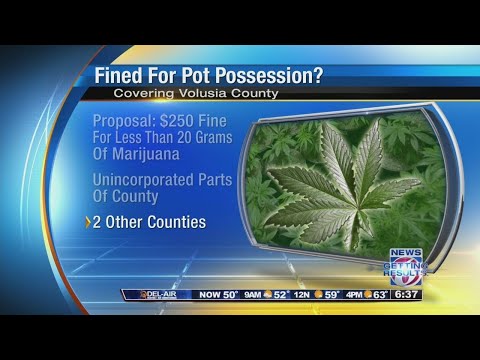 Pot possession in Volusia may net fine, not jail