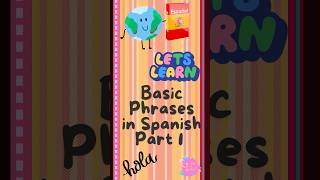Learn Basic Spanish Phrases – Part 1 | Easy Spanish for Kids & Beginners #spanish