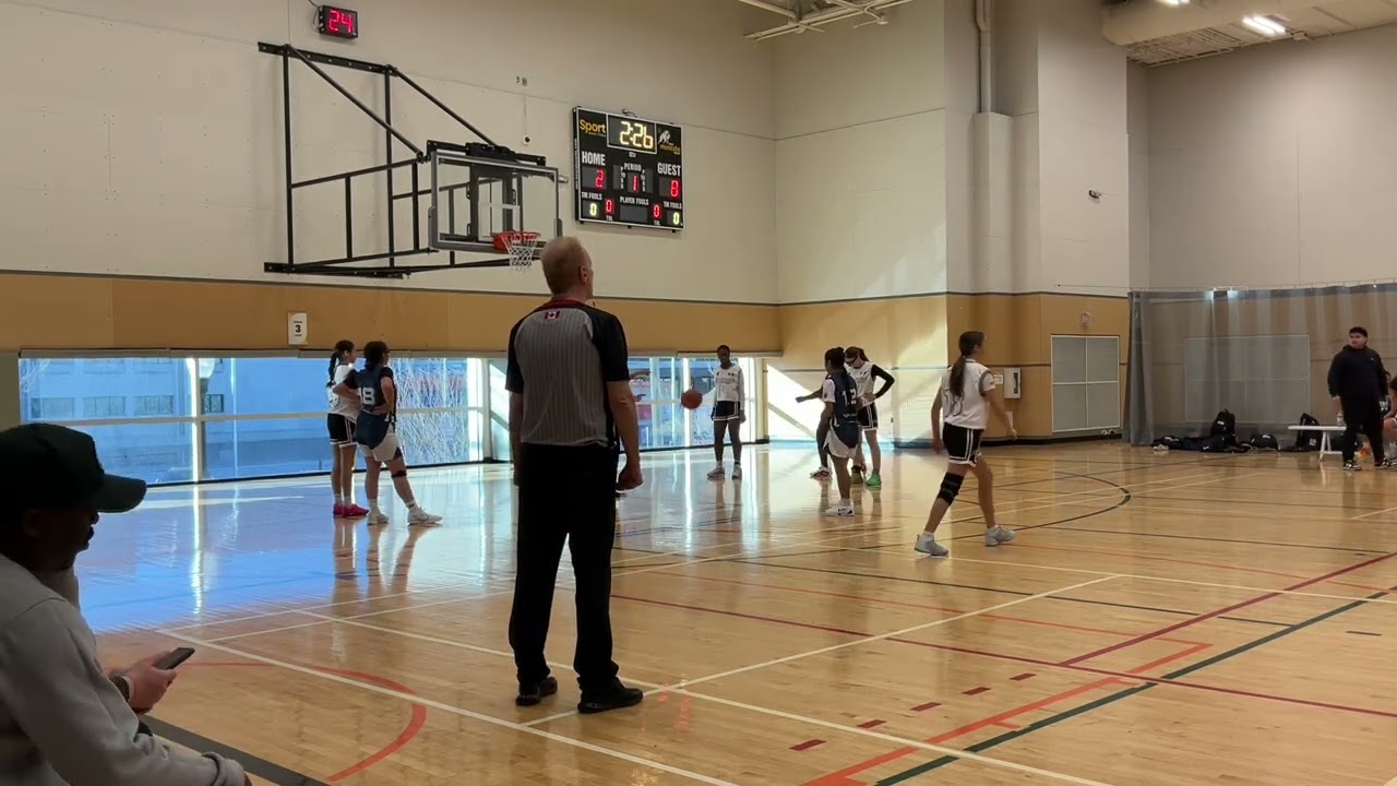 Summit 2011 Girls (white) vs Up Next 2011 Girls (blue)