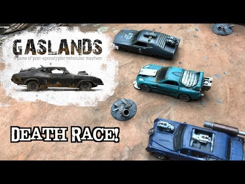 Gaslands Battle Report Ep 09 - Death Race! - YouTube