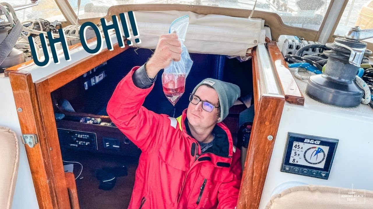 ⁣Engine Quits in the Shipping Channel | Sailing Acadia Episode 3