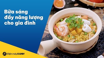 Cách làm cơm chiên trứng muối cho bữa sáng đầy năng lượng • Vào bếp cùng Điện máy XANH