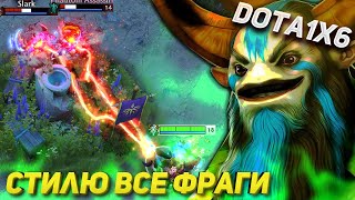 картинка: ДВОЙНОЙ ЧЕЛЛЕНДЖ: ЗАБИРАЮ ВСЕ КИЛЛЫ И КРИПОВ С ЛАЙНА / NATURES PROPHET W / DOTA 1X6