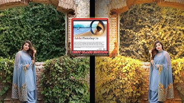 Photoshop tutorial | Yellow color grading in adobe photoshop 7.0|how to edit photo in Photoshop|💎