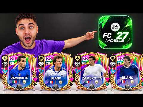 First YouTuber to try the FC Mobile 27 Anniversary update...🤯🔥!!