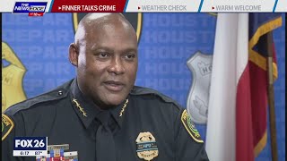 Houston Police Chief Finner calls out backlog in court system