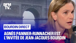 Agnès Pannier-Runnacher face à Jean-Jacques Bourdin en direct
