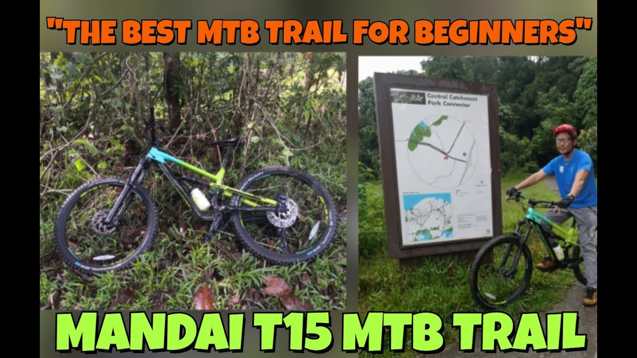MY FIRST SOLO RIDE @ MANDAI T15 MTB TRAIL -THE BEST MTB TRAIL FOR BEGINNERS