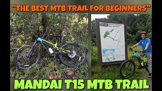 MY FIRST SOLO RIDE @ MANDAI T15 MTB TRAIL -THE BEST MTB TRAIL FOR BEGINNERS