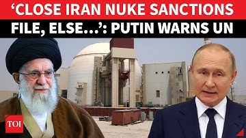 ‘Schaf sancties tegen Iran af, anders…’: Poetin DONDERT bij VN vanwege ‘chantage’ met Teheran | N...