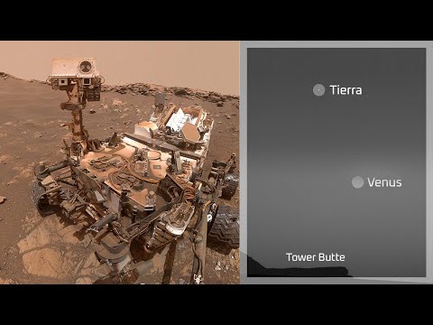 Así ve Curiosity la Tierra y Venus desde Marte