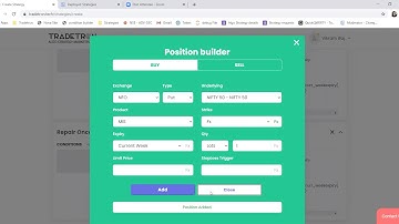 Create Straddle Strategy with different stop loss